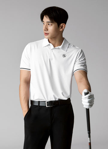 Air Hole Line Polo Top