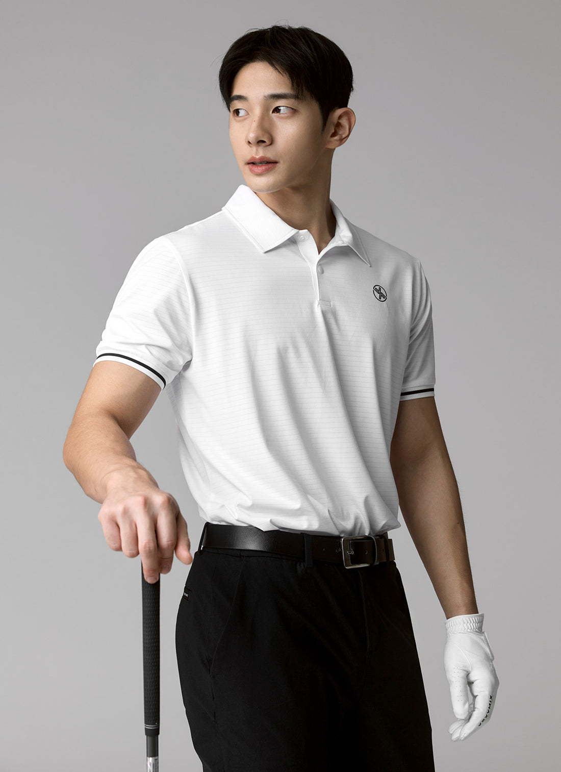 Air Hole Line Polo Top