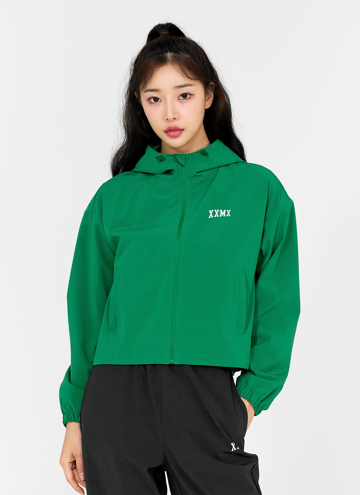 Hot Burningup Crop Hoodie Jacket