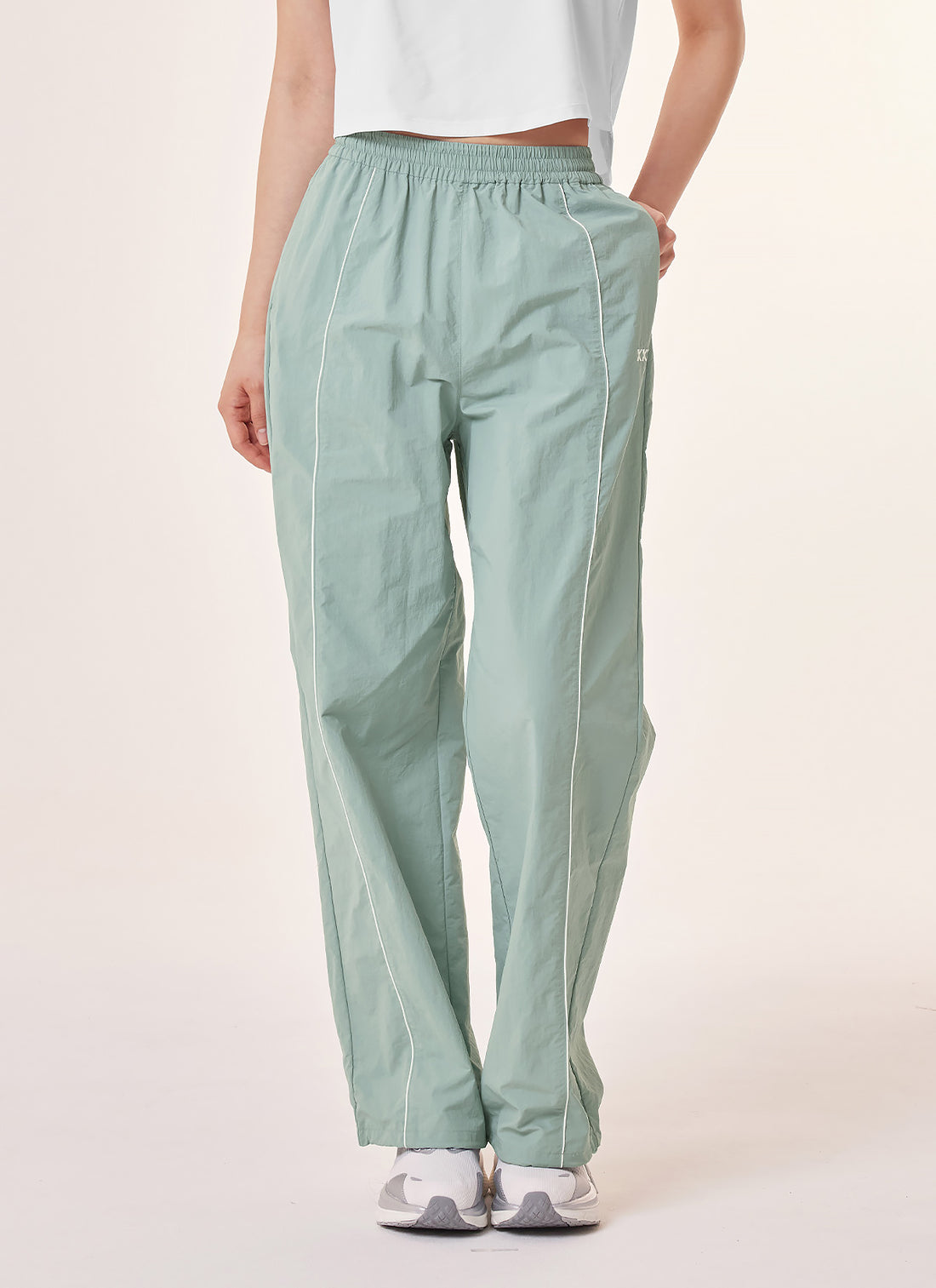 Woven Piping Two-Way Pants